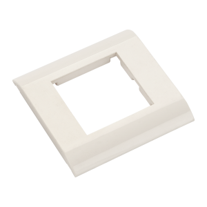 Plastic faceplate, 45х45, white